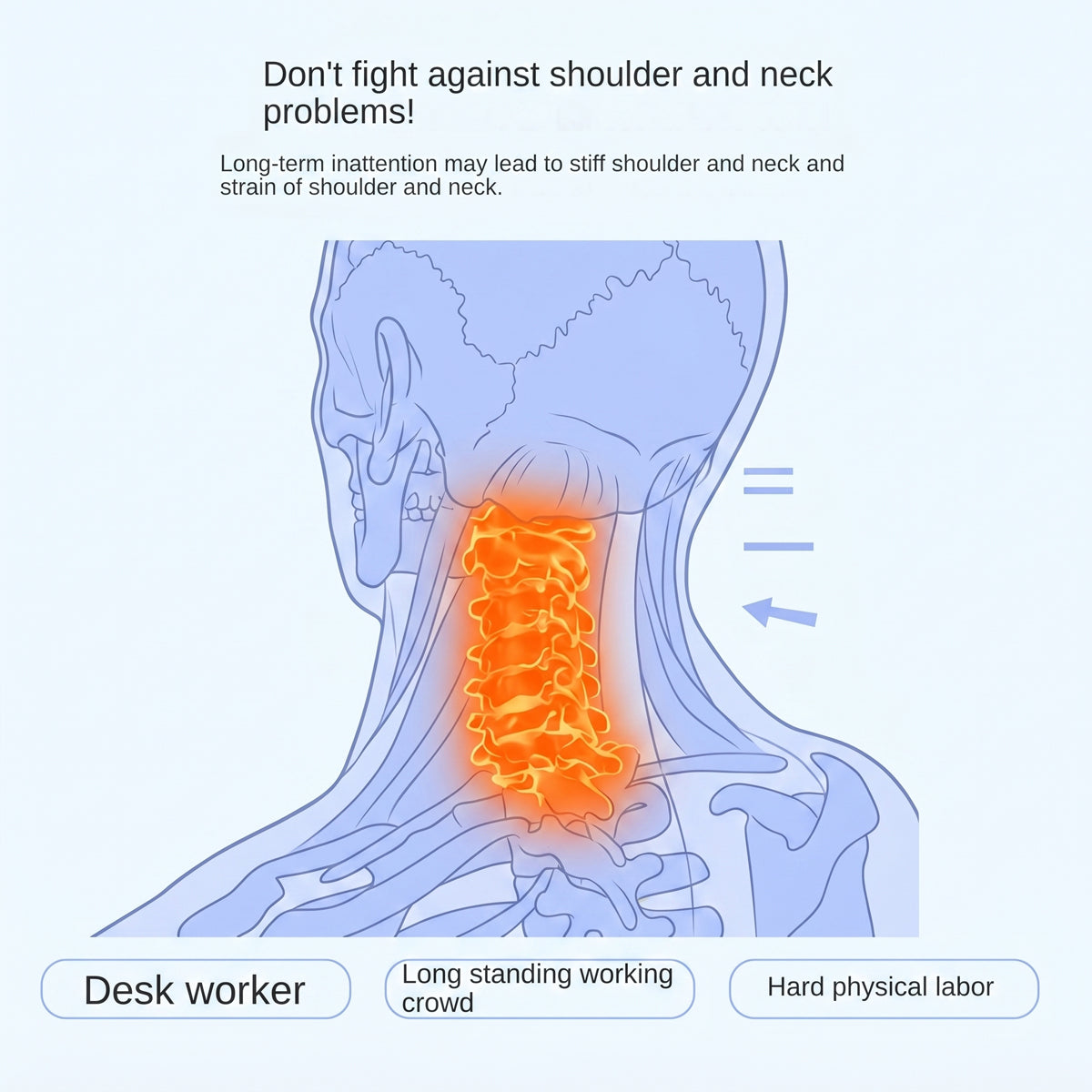 3D Neck Support Massage Pillow