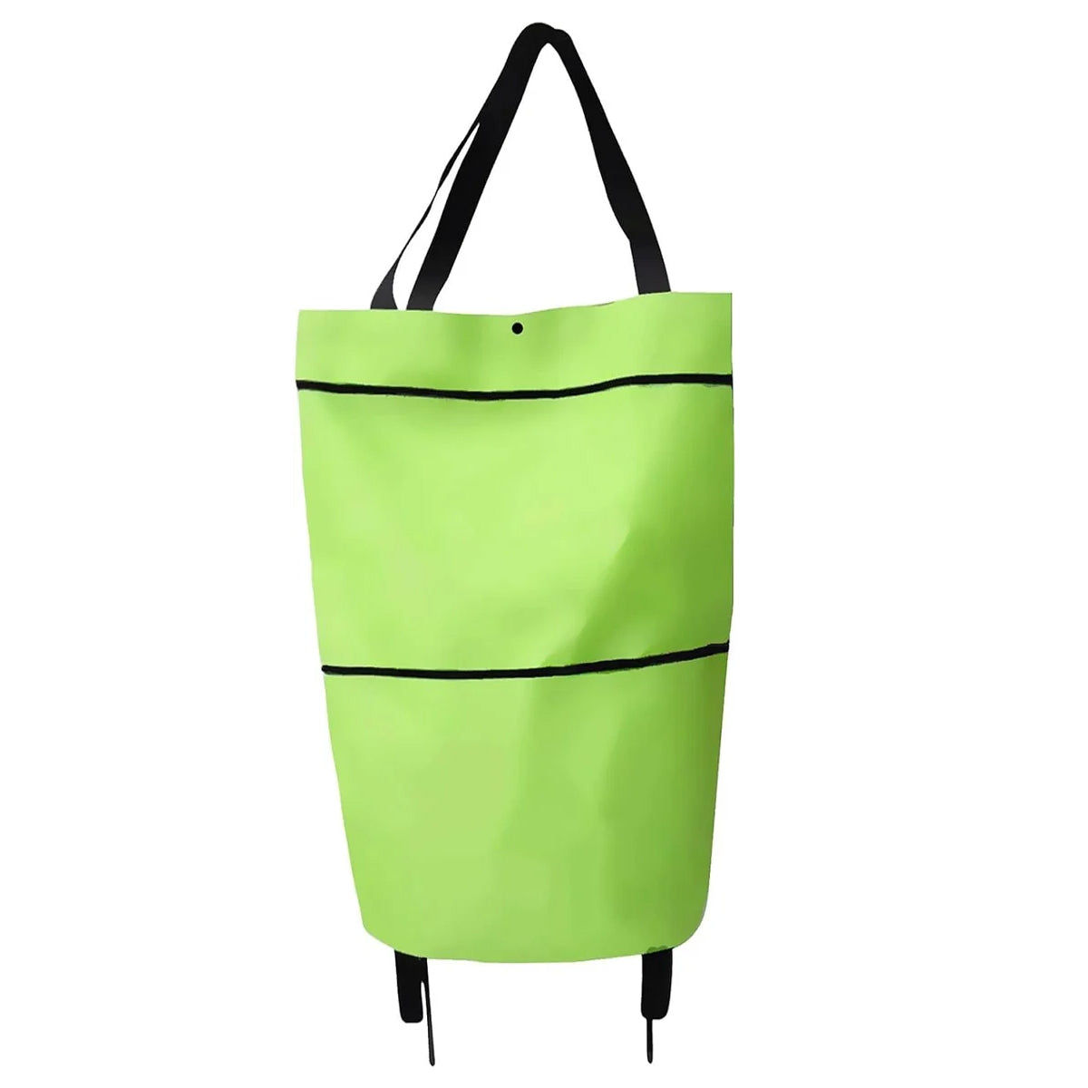 2-in-1 Foldable Shopping Cart with Wheels