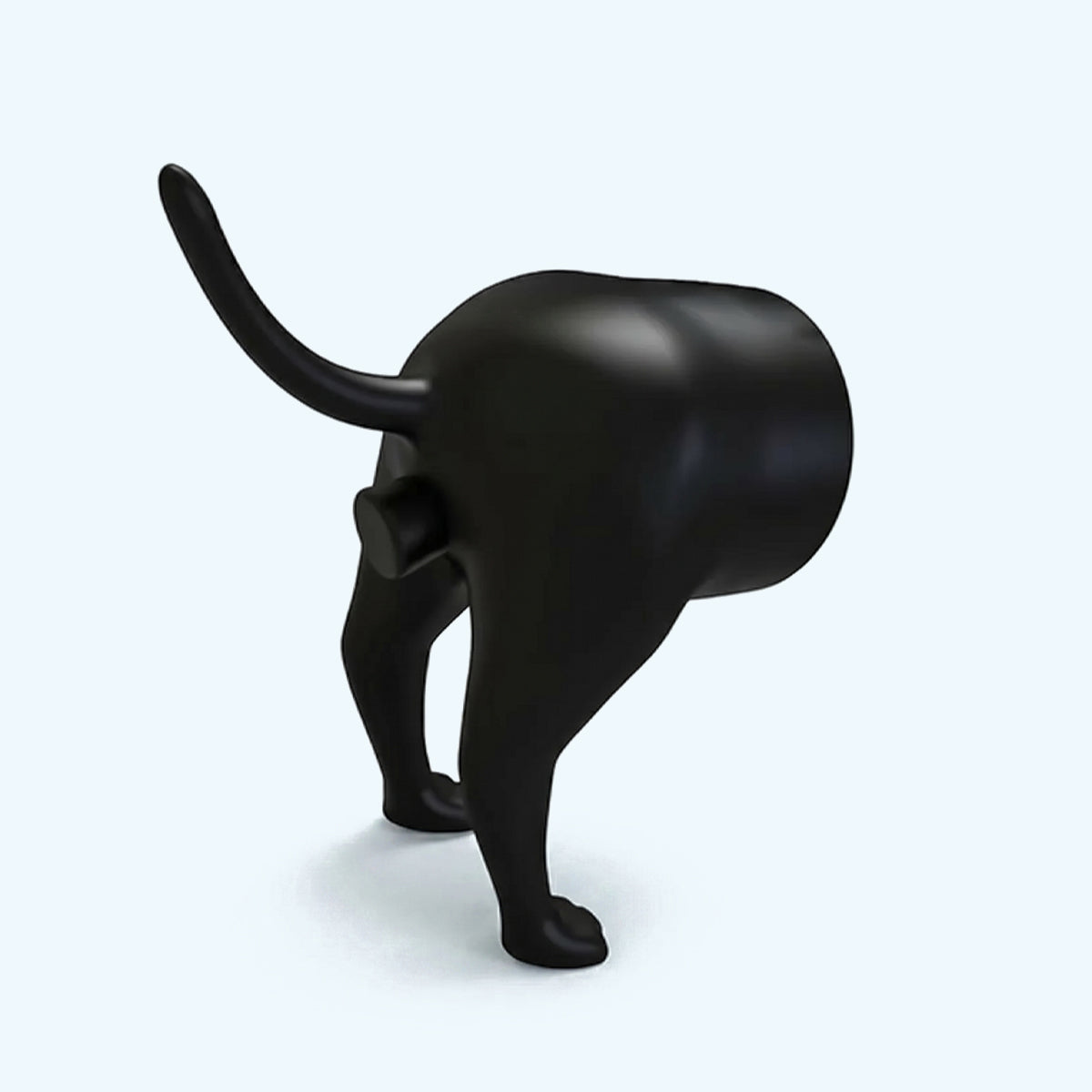Funny Pooping Dog Butt Toothpaste Topper