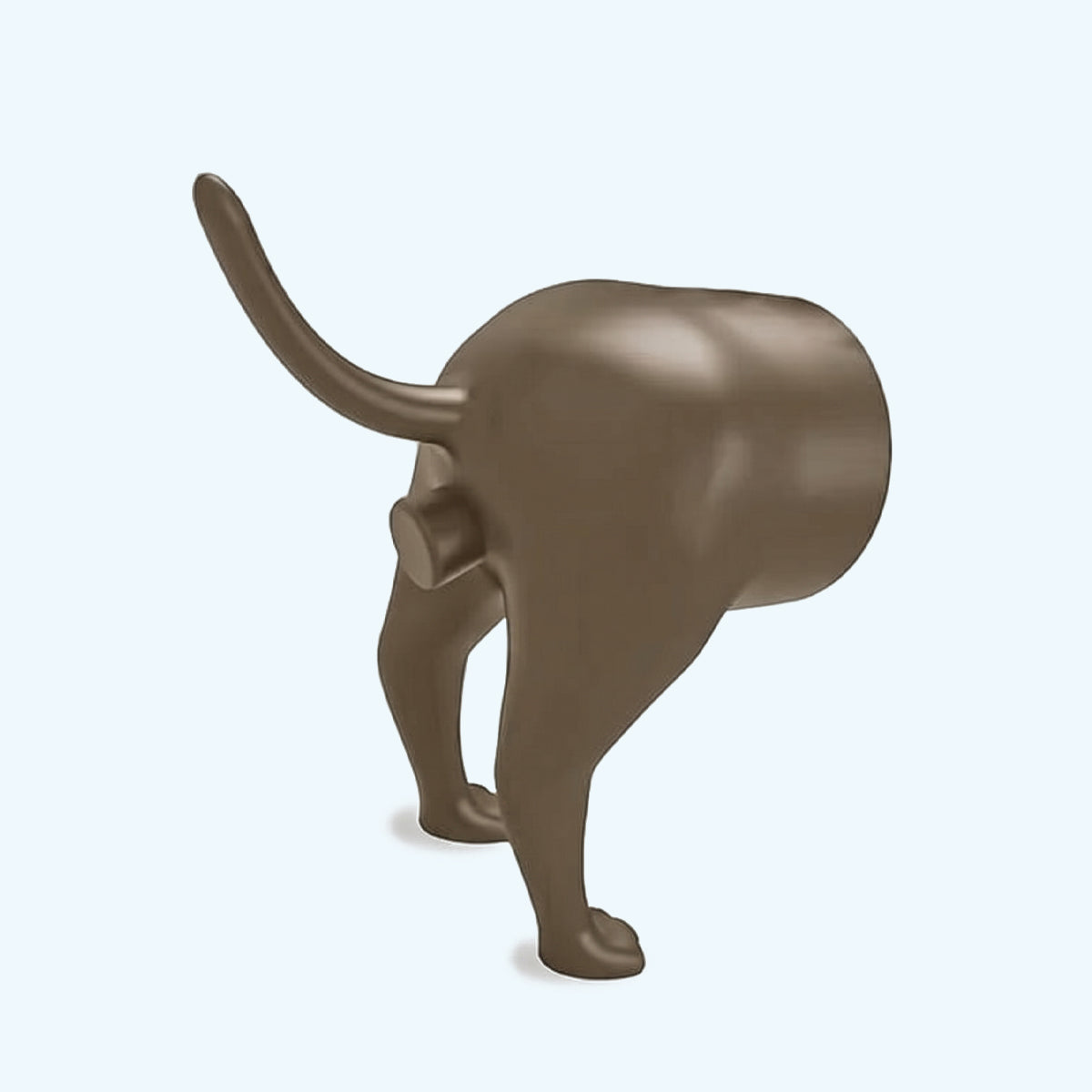 Funny Pooping Dog Butt Toothpaste Topper