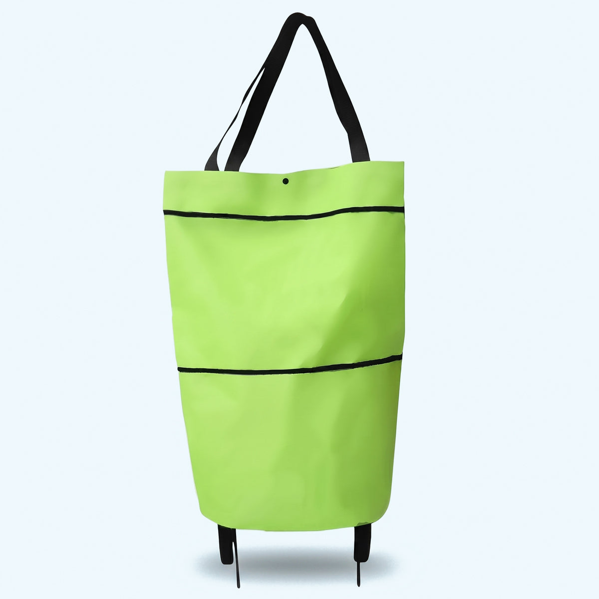 2-in-1 Foldable Shopping Cart with Wheels