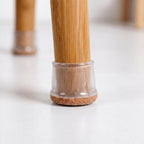 Transparent Chair Leg Floor Protectors Set