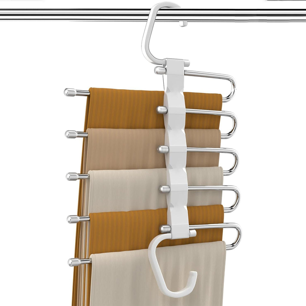 Space-Saving Multi-functional Pants Rack