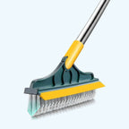 2-in-1 Floor Scrub Brush with Squeegee