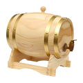 Premium 5L Wood Wine Barrel with Faucet
