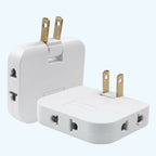 3-in-1 Rotatable Flat Wall Outlet Extender 2500W