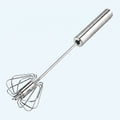 Stainless Steel Hand Push Egg Whisk