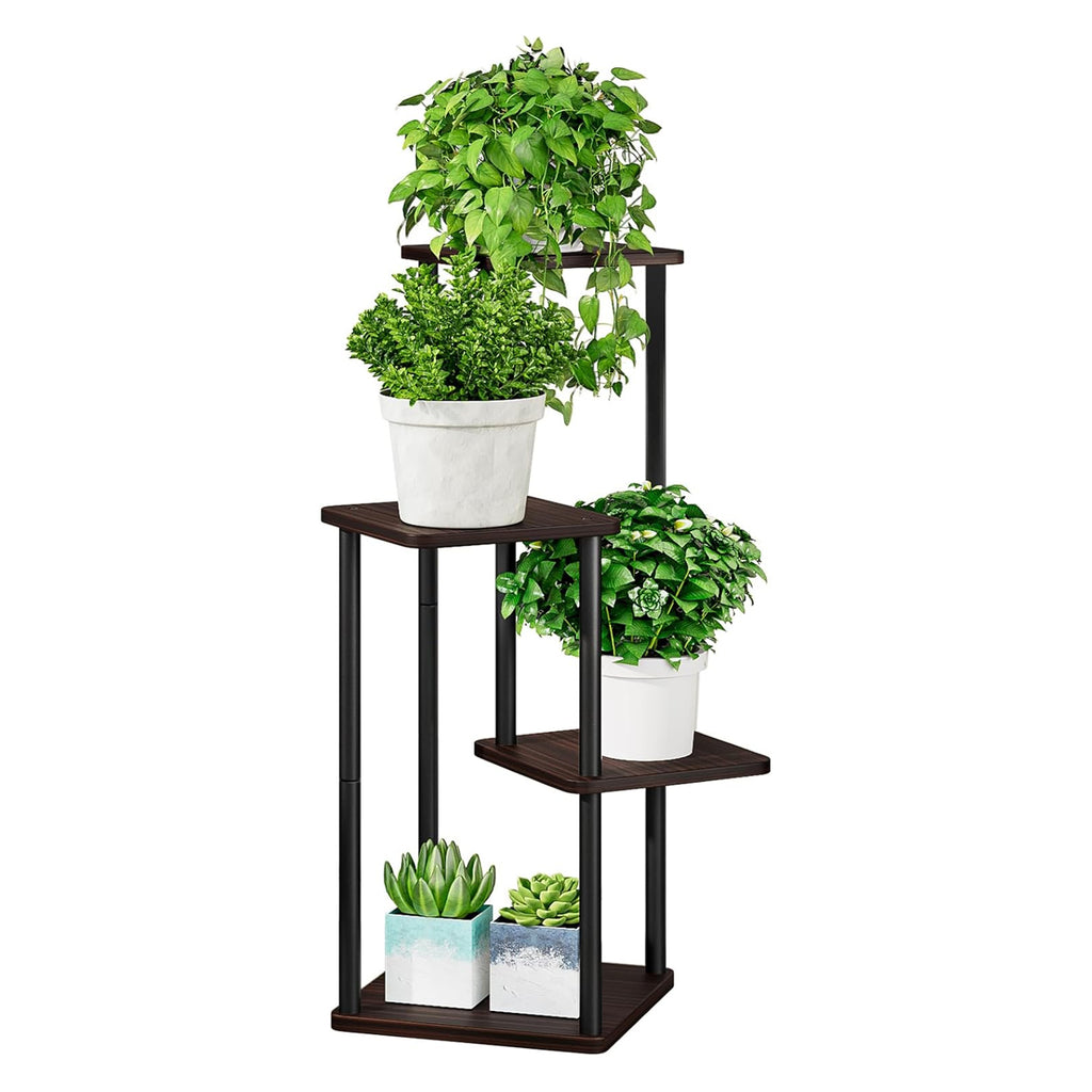 Wooden Flower Storage Shelf