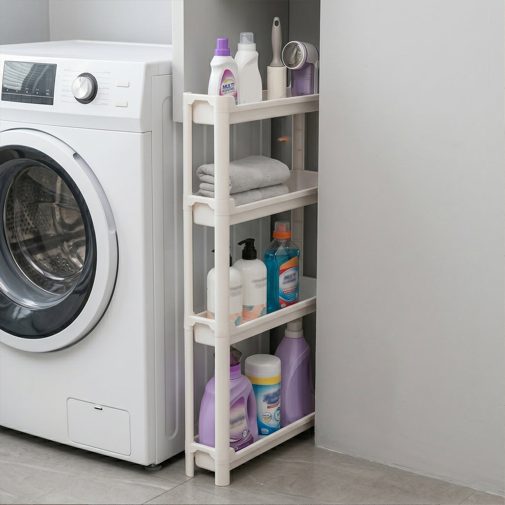 Slim 4-Tier Storage Cart