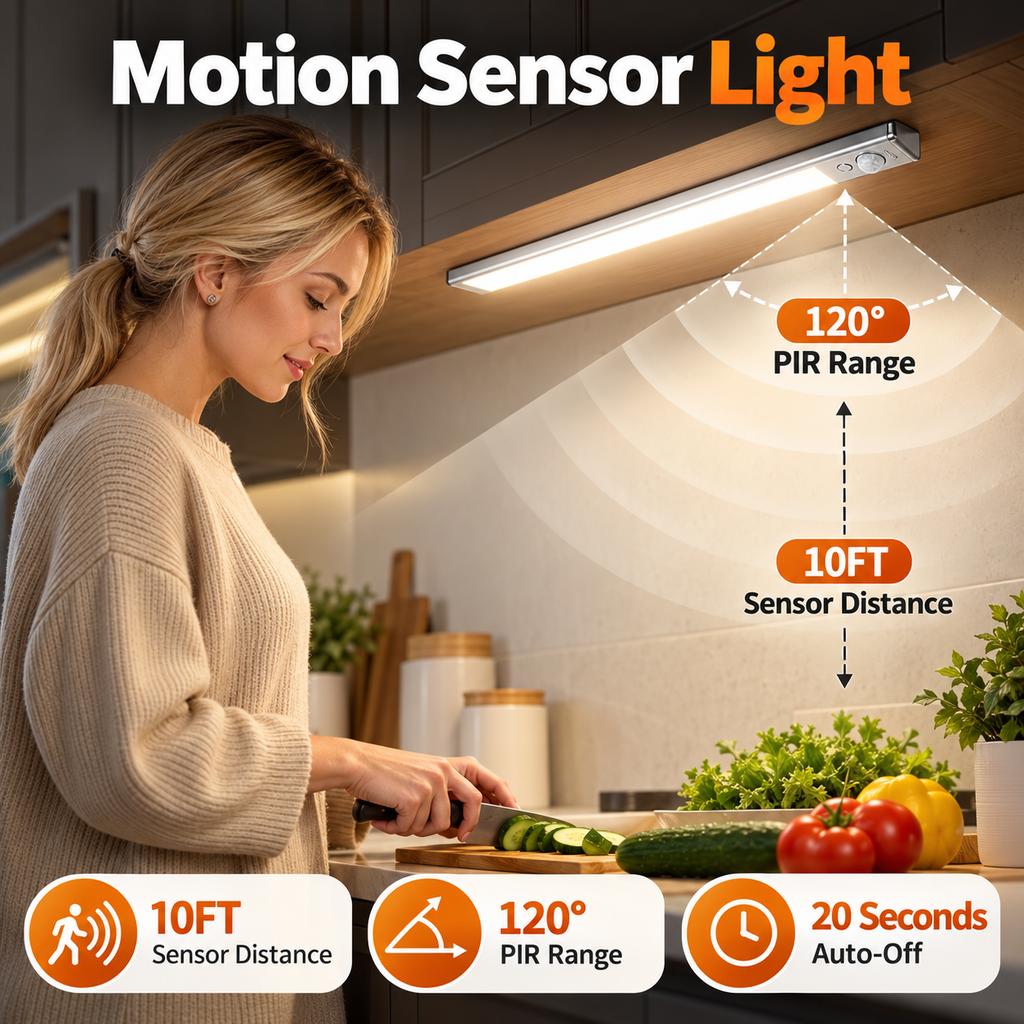 Rechargeable Motion Sensor Cabinet Light