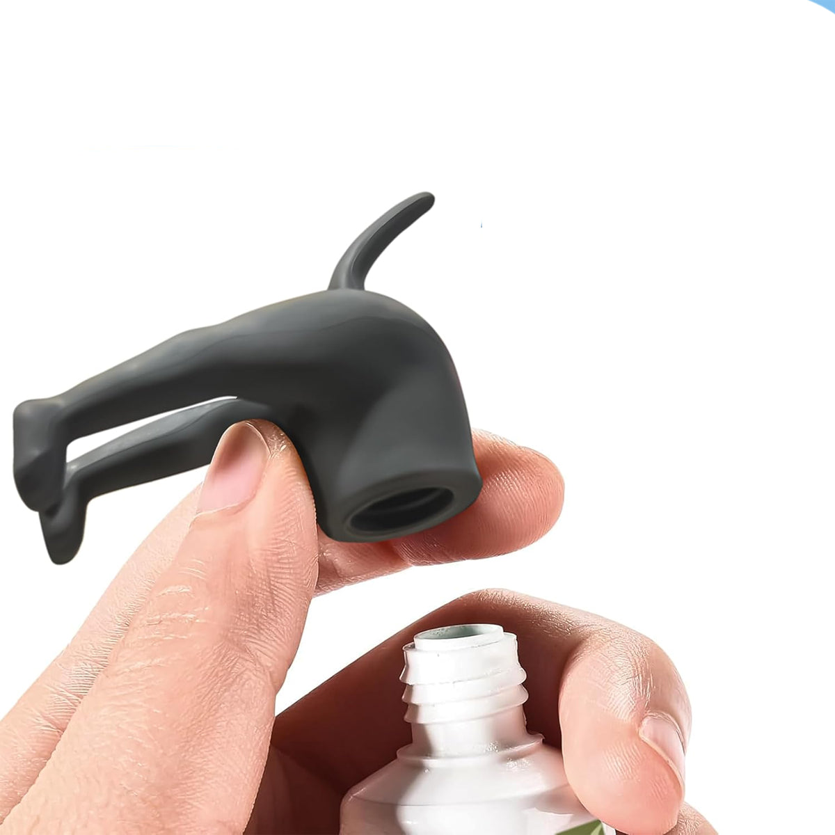 Funny Pooping Dog Butt Toothpaste Topper