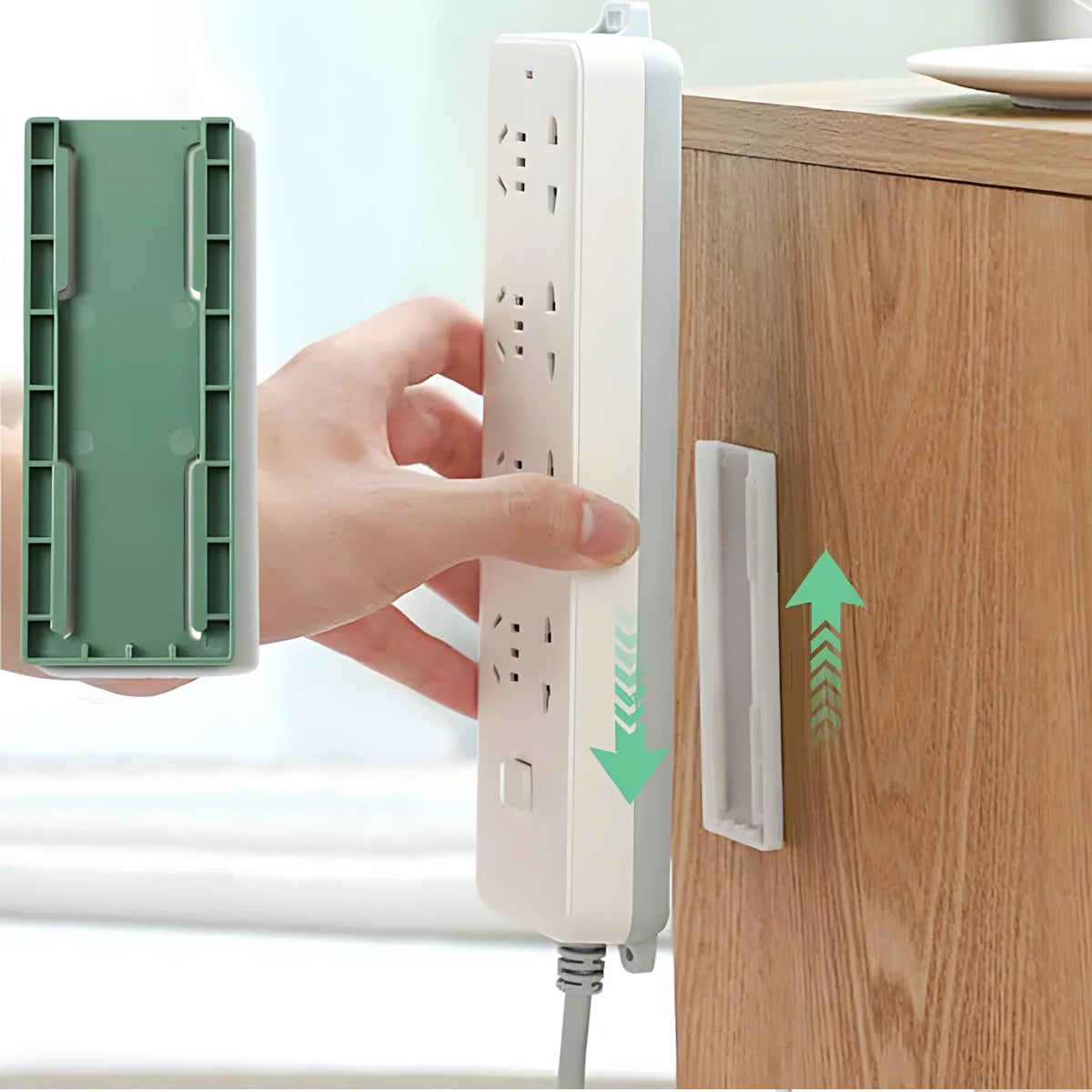 Adhesive Wall Mount Socket Holder