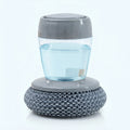 Soap Dispensing Steel Wool Dish Brush