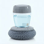 Soap Dispensing Steel Wool Dish Brush