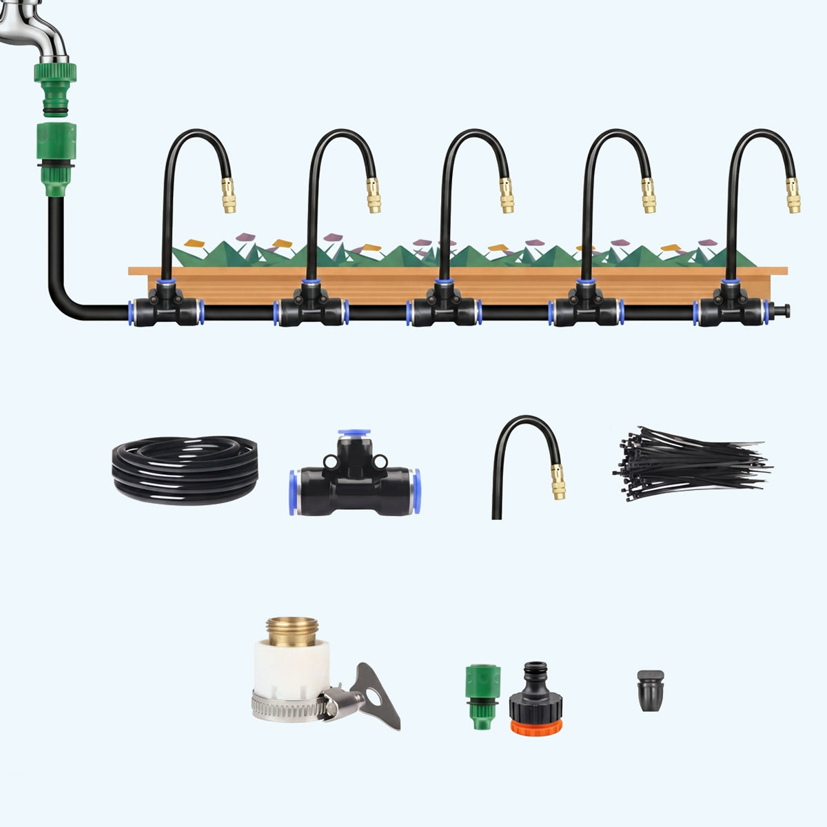 Automatic Irrigation Sprinkler Kit