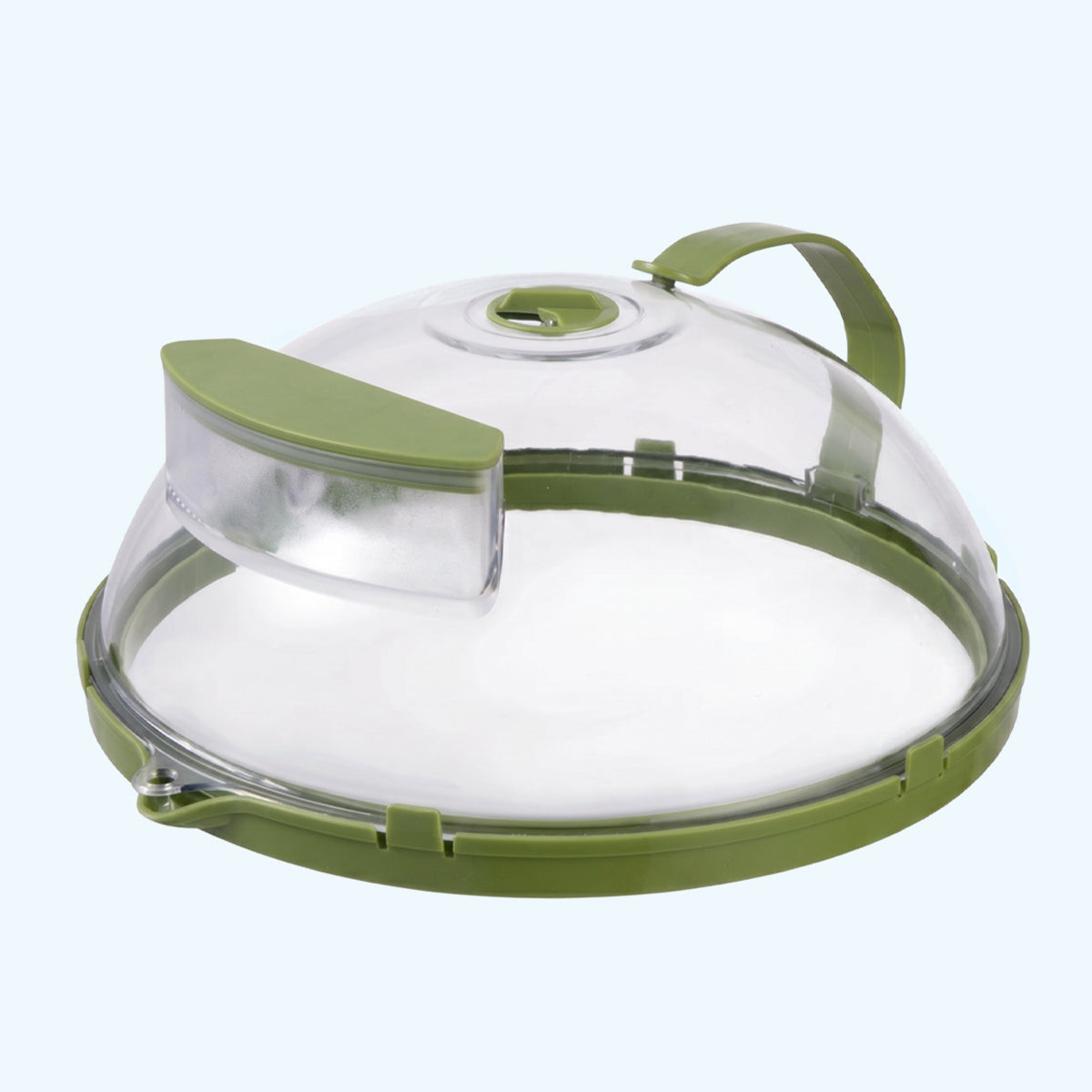 Microwave Splatter Cover with Water Steamer
