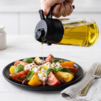2-in-1 Olive Oil Sprayer & Dispenser Bottle