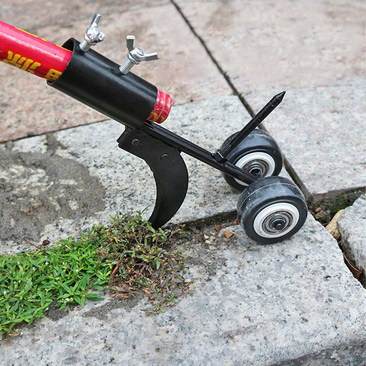 Weed Puller Tool With Wheels