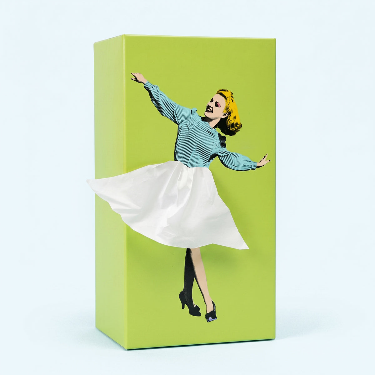 Flying Skirt Tissue Box