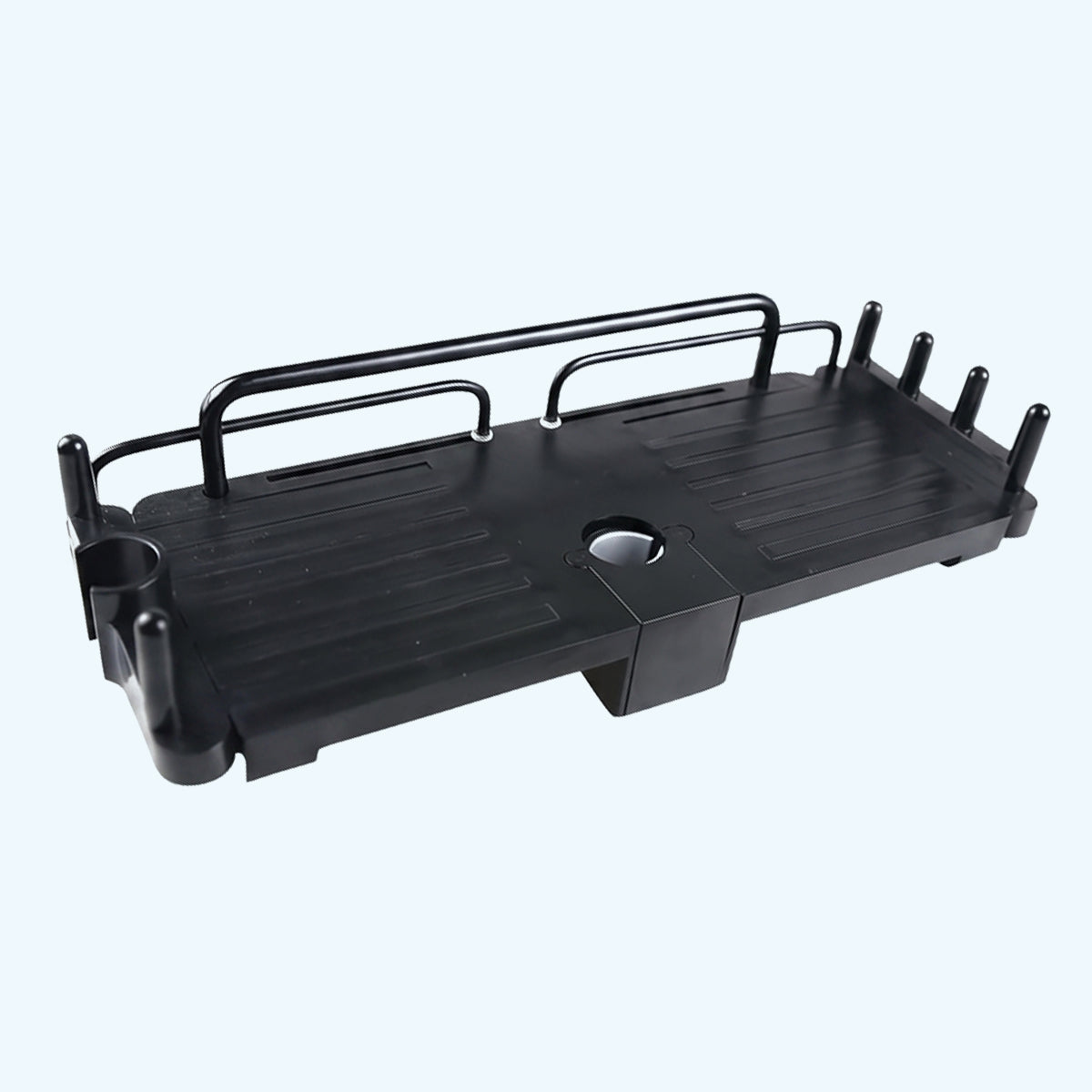 Retractable Shower Rail Shelf