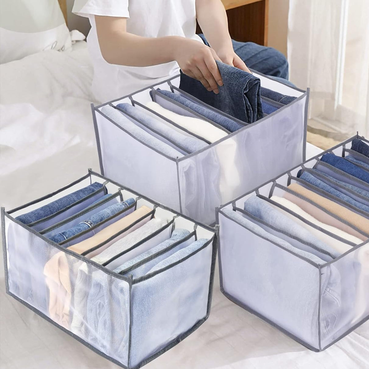 Foldable Wardrobe Clothes Organizer