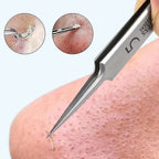 Stainless Steel Blackhead Remover Tweezers Set