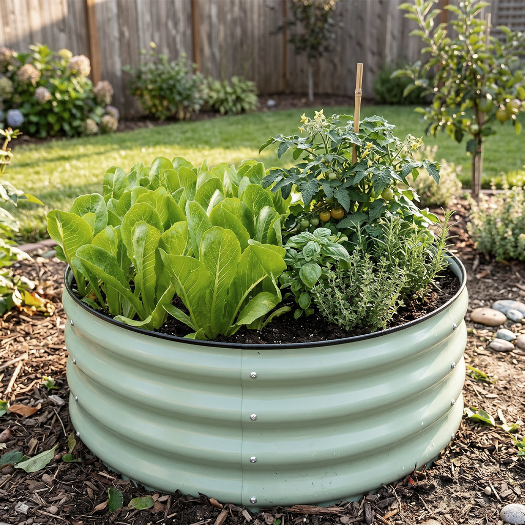 Round Raised Garden Bed