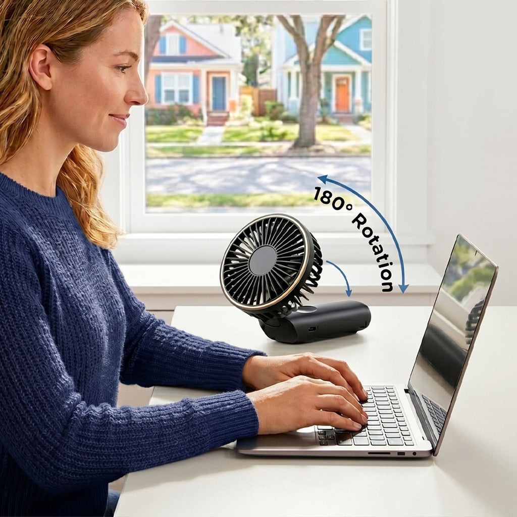 Portable Rechargeable Handheld Fan