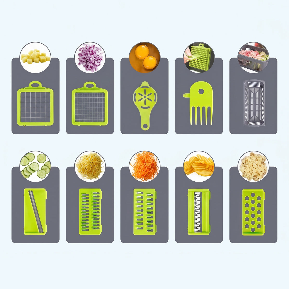 14-in-1 Multifunction Vegetable Cutter