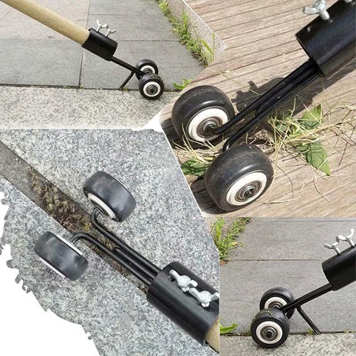 Weed Puller Tool With Wheels