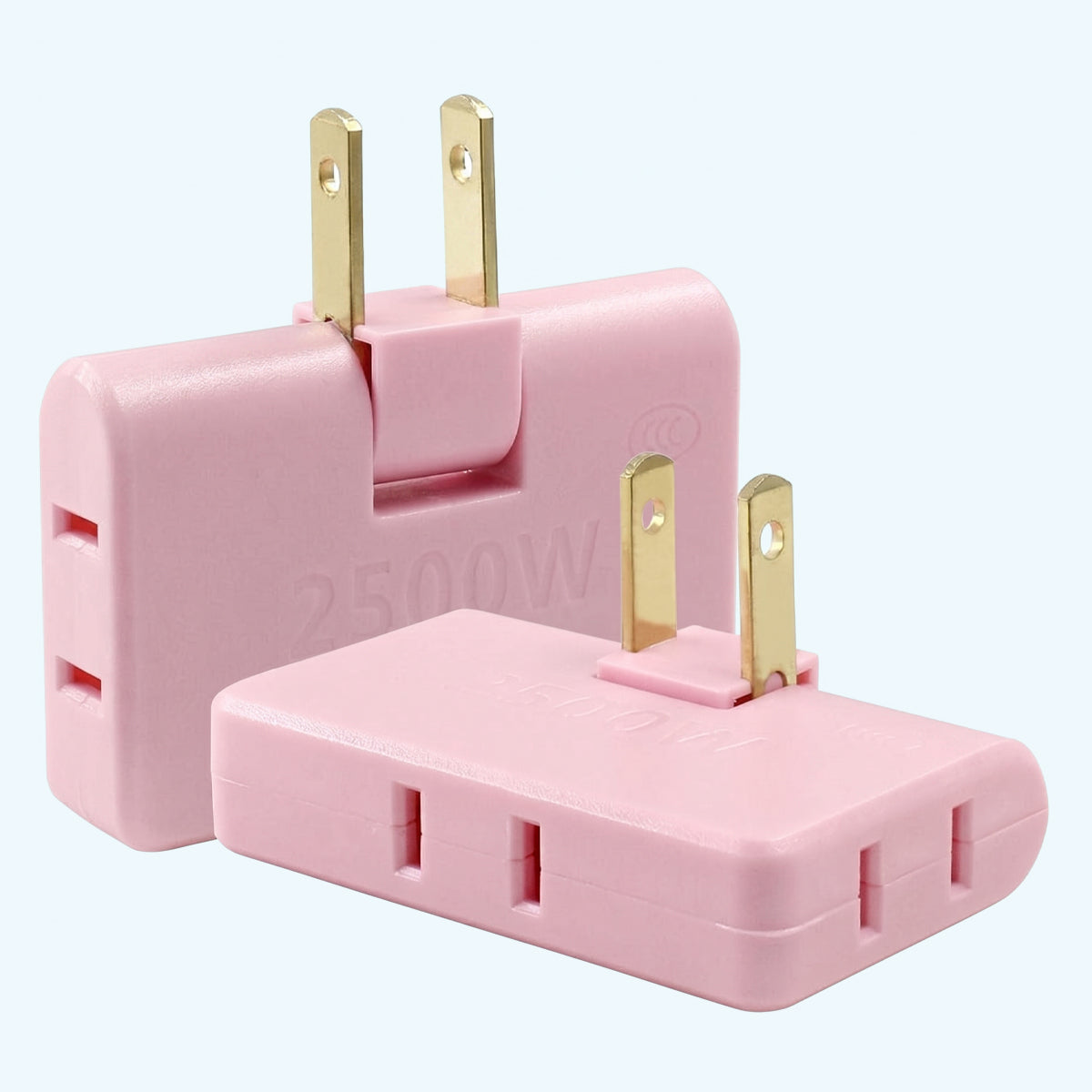 3-in-1 Rotatable Flat Wall Outlet Extender 2500W