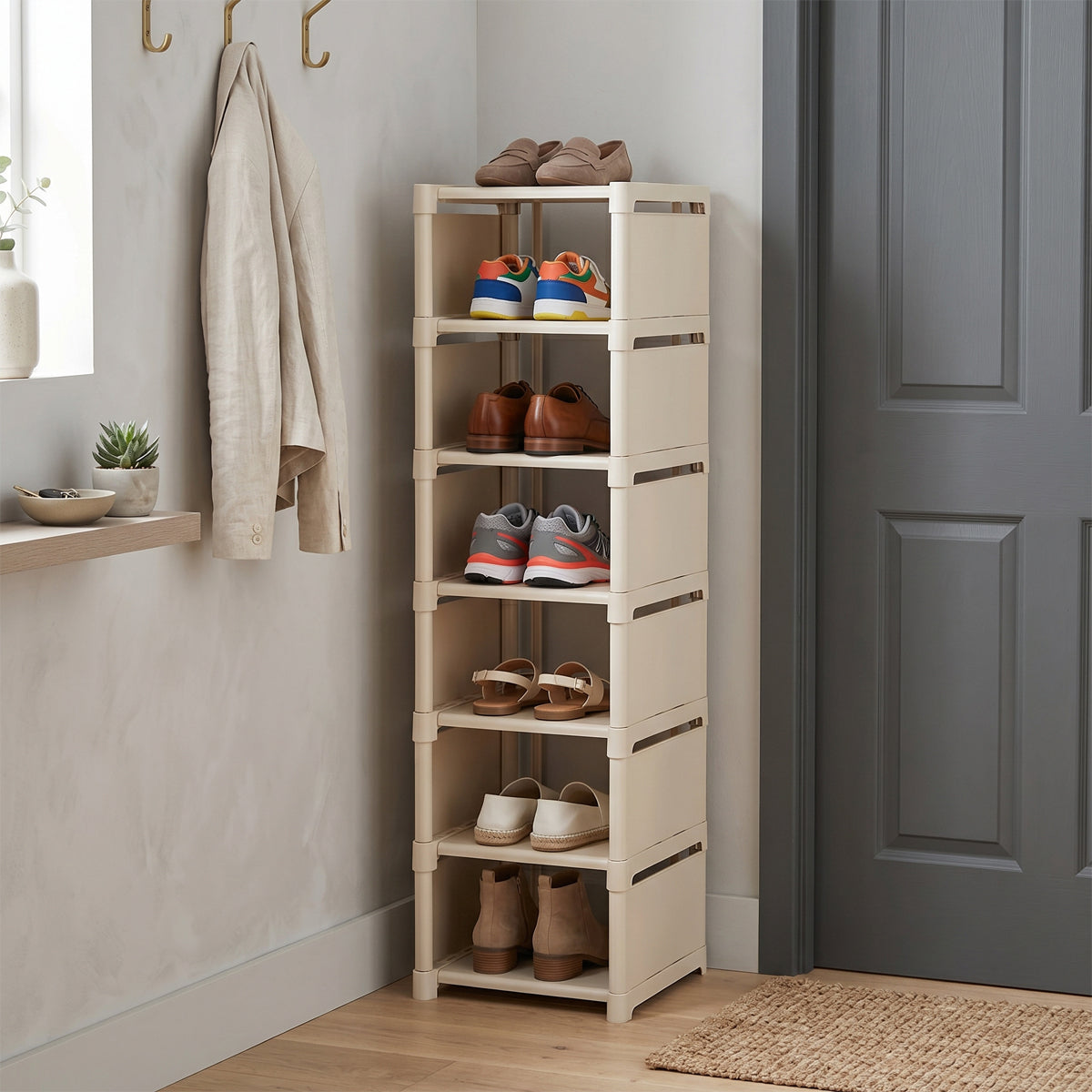 7-Tier Slim Shoe Rack