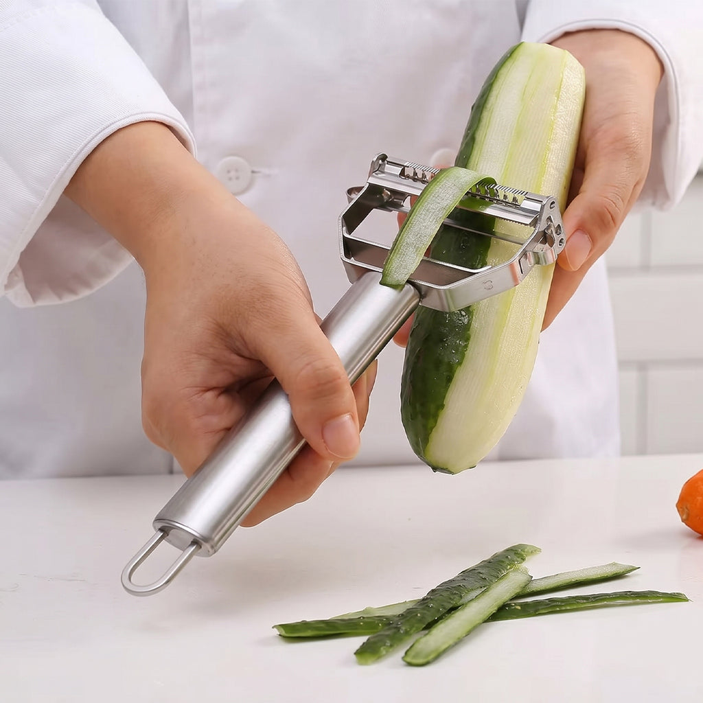 Stainless Steel Vegetable Peeler & Fruit Slicer Tool