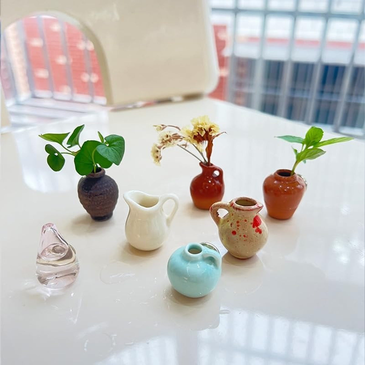 Cute Plant Vase Fridge Magnets