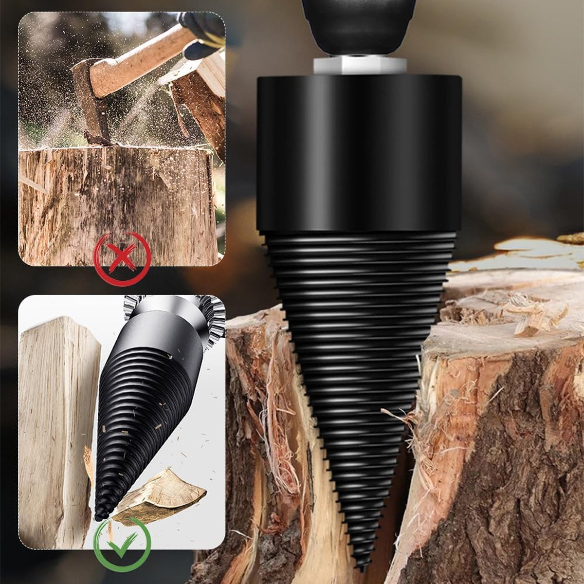 High-Speed Steel Firewood Drill Bit Set