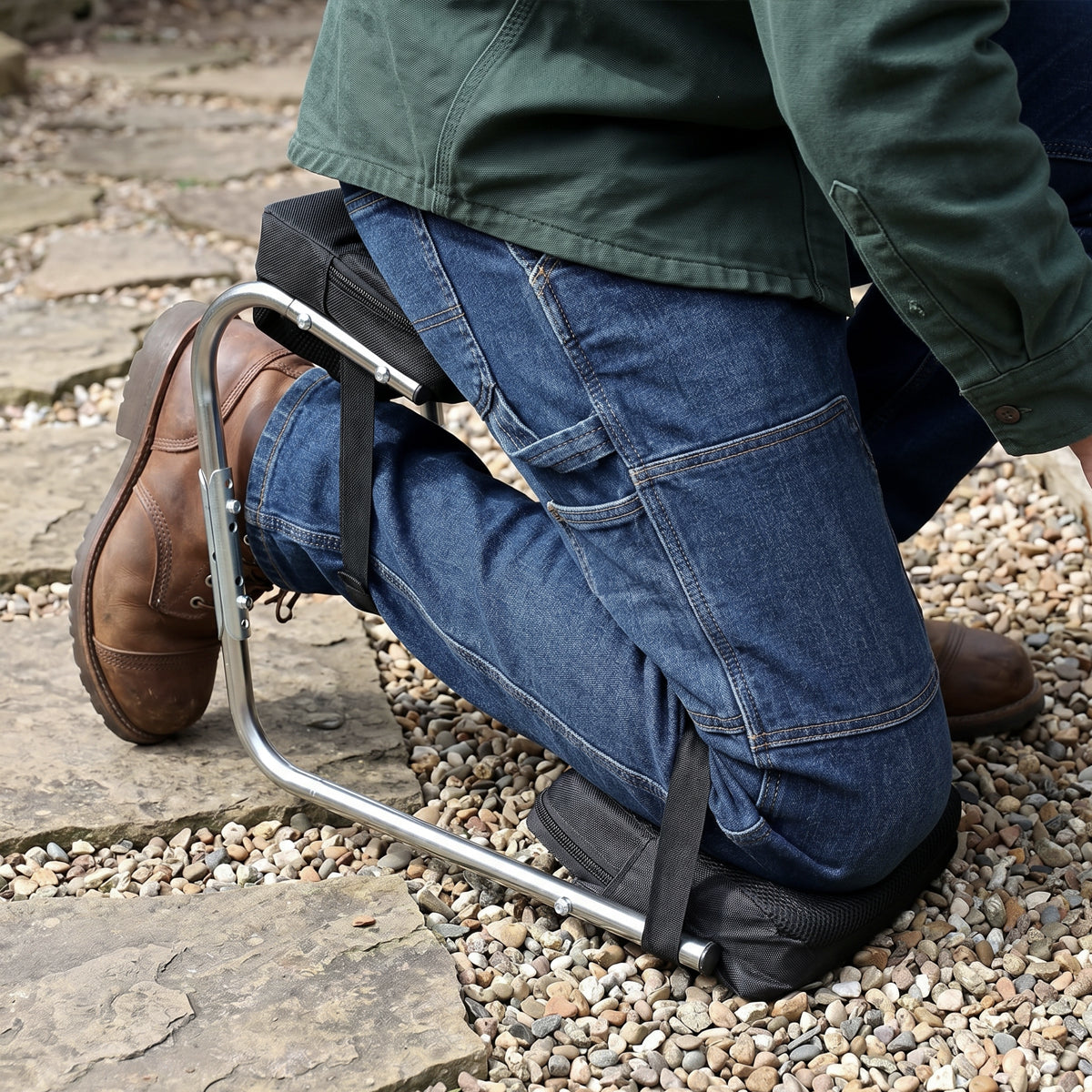 Garden Kneeler Seat with Cushion