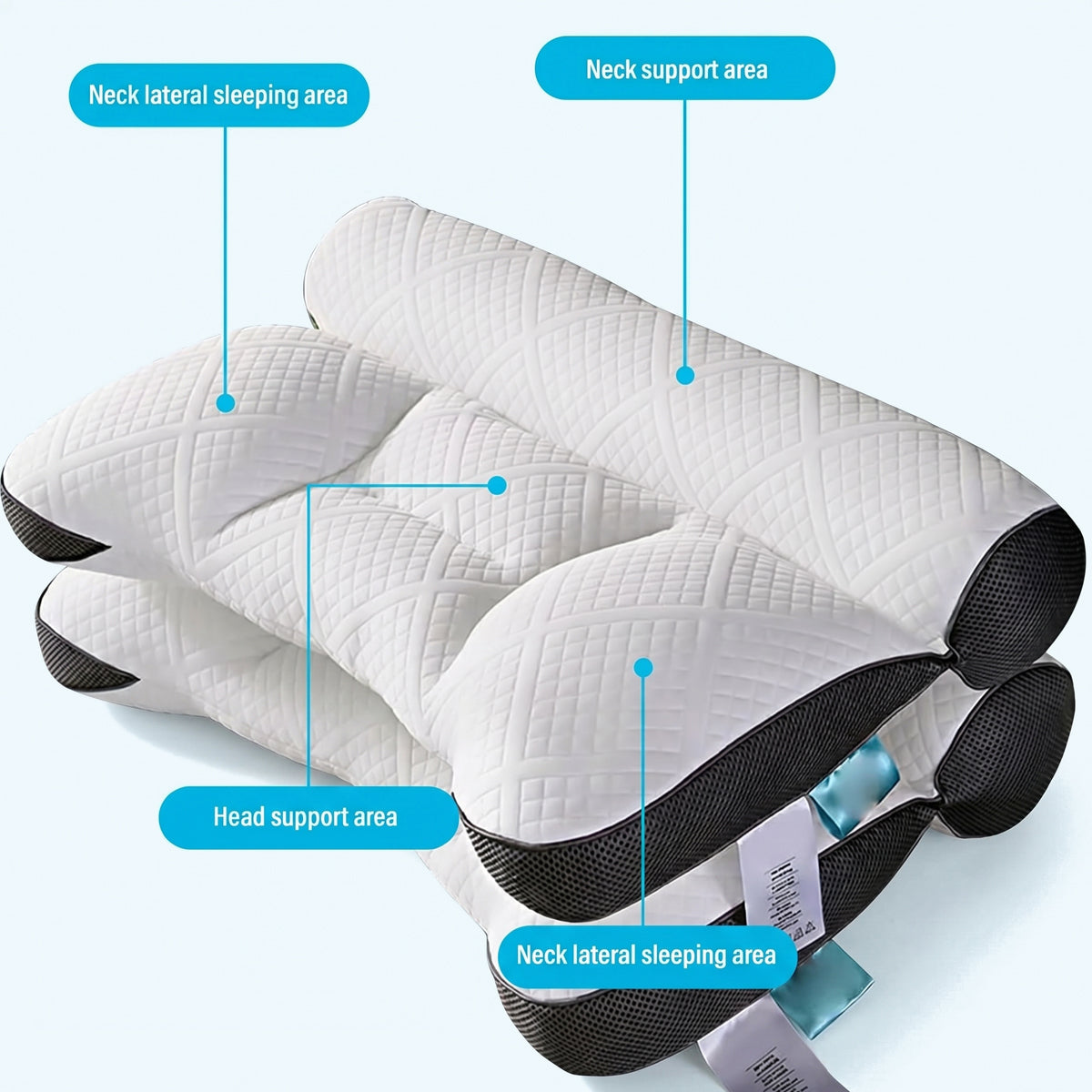 Ergonomic Memory Foam Neck Pillow