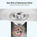 3-in-1 Stainless Steel Sink Drain Strainer