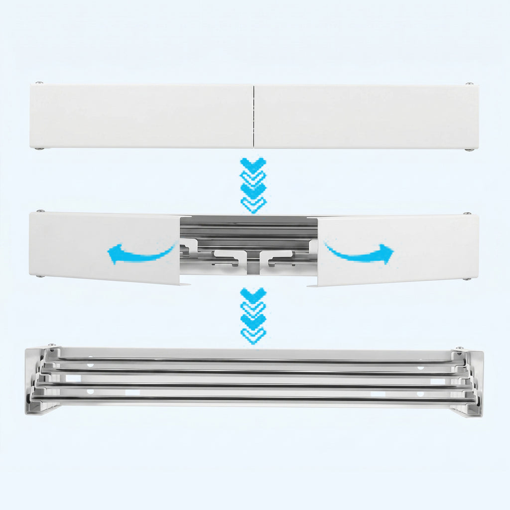 Wall Mounted Bathroom Towel Rack