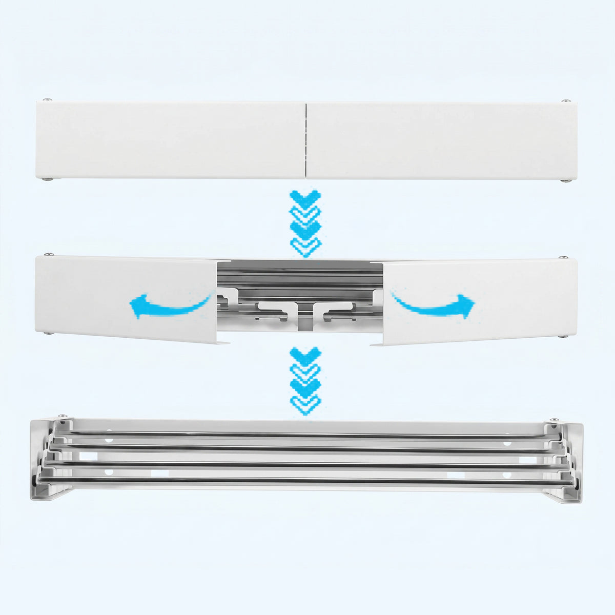 Wall Mounted Bathroom Towel Rack