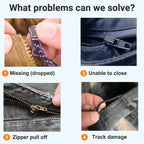 Removable Universal Zipper Repair Kit
