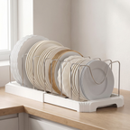 Expandable Pot Lid & Pan Organizer Rack