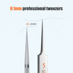 Stainless Steel Blackhead Remover Tweezers Set