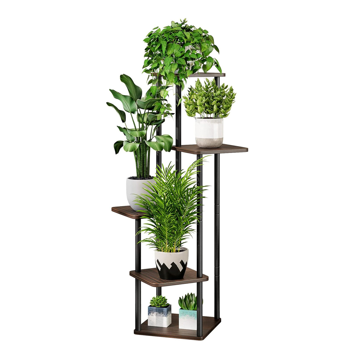 Wooden Flower Storage Shelf