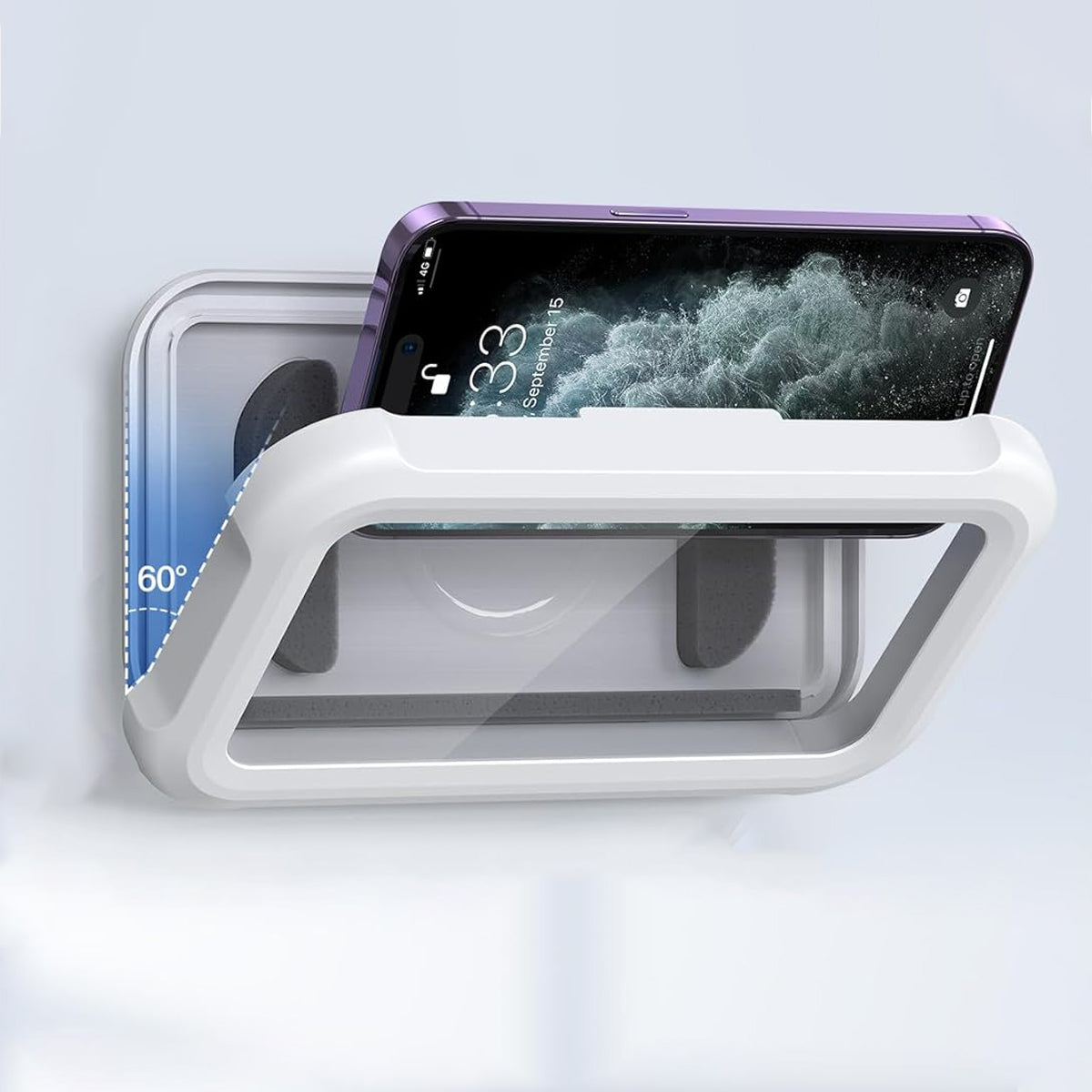 All-round waterproof cell phone holder