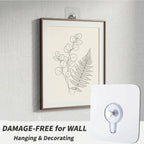 Self-Adhesive Photo Frame Hooks Set