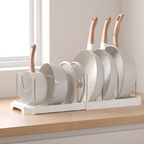 Expandable Pot Lid & Pan Organizer Rack