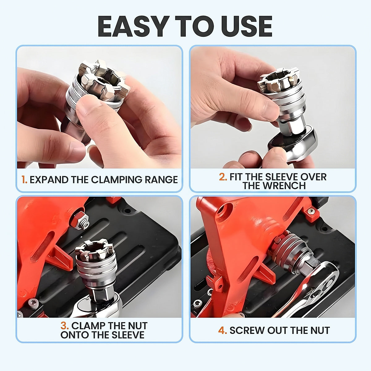 Multi-Function Universal Socket Wrench Tool