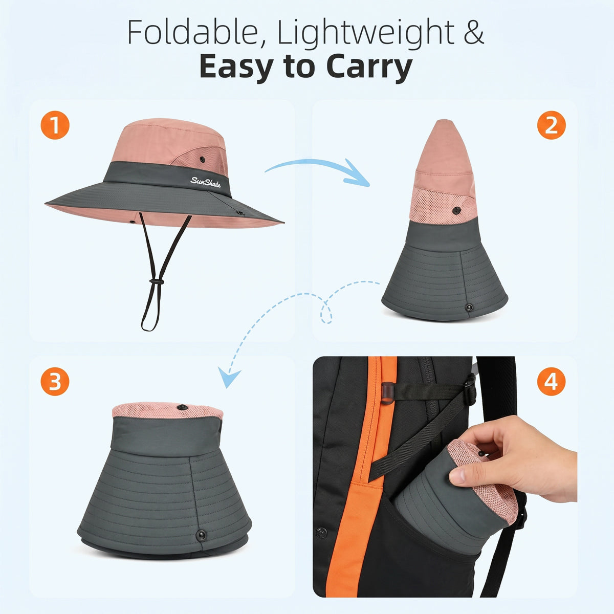 UV Protection Foldable Sun Hat