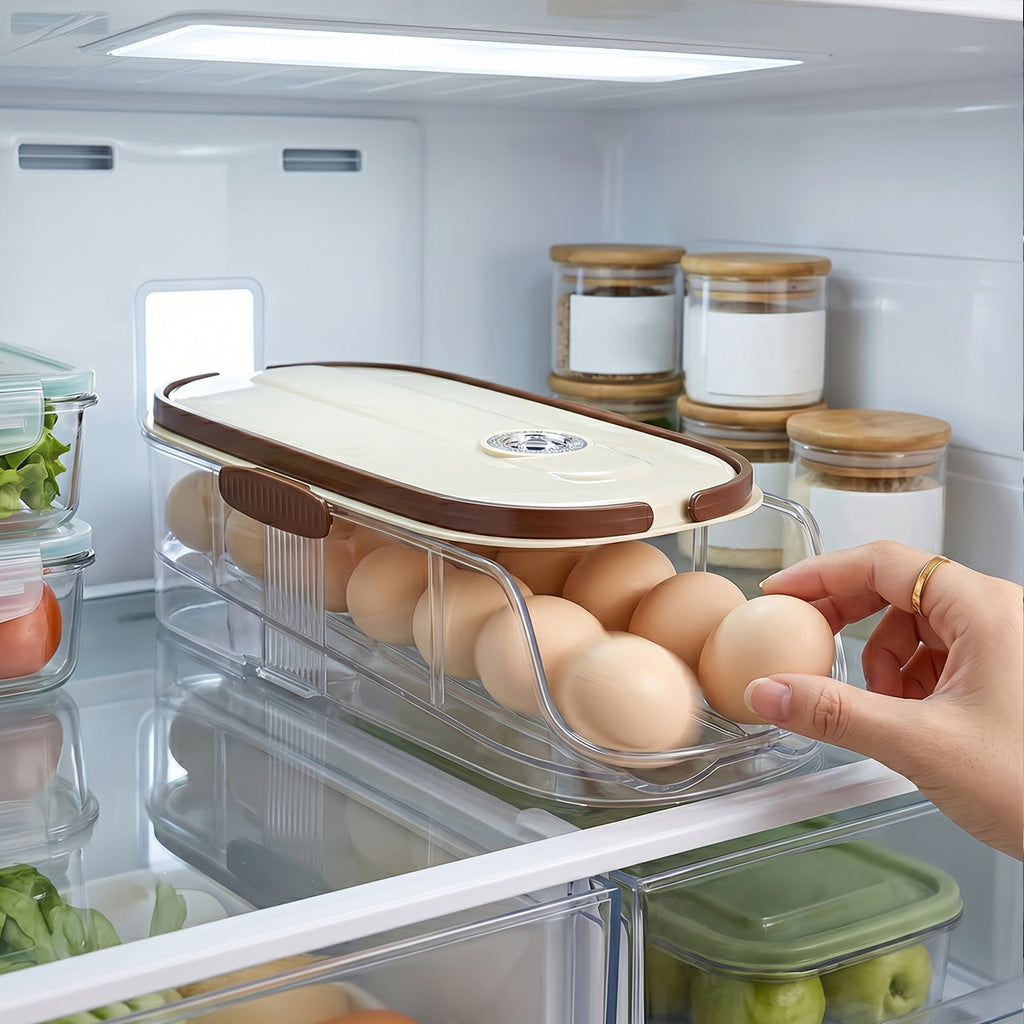 Automatic Rolling Egg Tray for Refrigerator